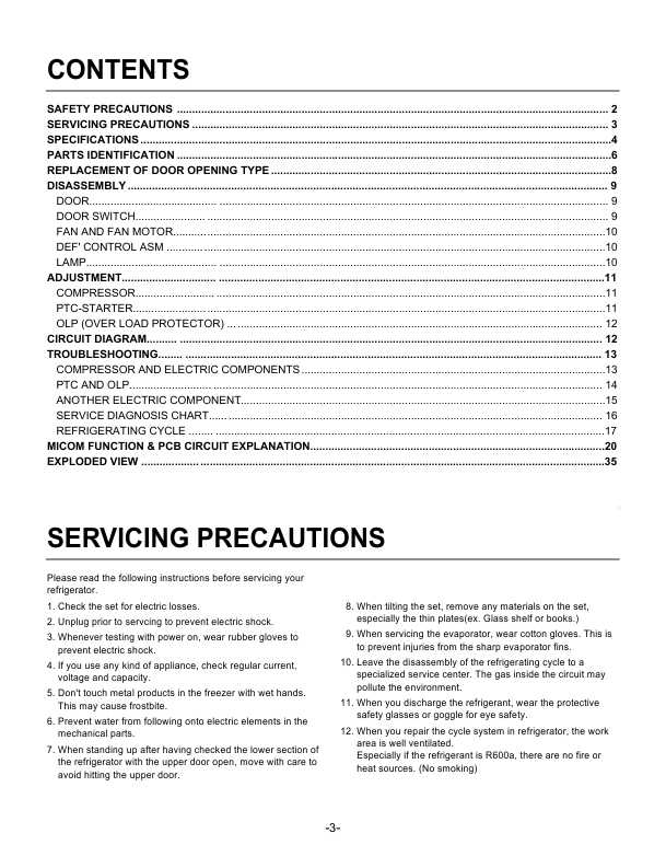 Сервисная инструкция LG GA-B359TGAW, GA-B399TGAW