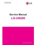 Сервисная инструкция LG LG-UN200 SABRE