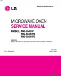 Сервисная инструкция LG MG-60354W