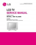 Сервисная инструкция LG RM-15LA66K, ML-041B chassis