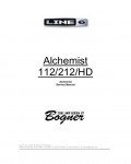 Сервисная инструкция Line6 ALCHEMIST-112, 212HD