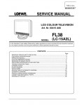 Сервисная инструкция Loewe LC-15AL2 FL38-CHASSIS