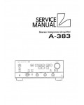 Сервисная инструкция Luxman A-383
