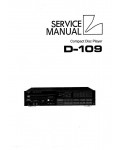 Сервисная инструкция Luxman D-109