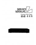 Сервисная инструкция Luxman DZ-111