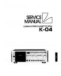 Сервисная инструкция Luxman K-04