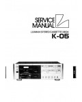 Сервисная инструкция Luxman K-05