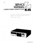 Сервисная инструкция LUXMAN K-15