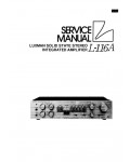 Сервисная инструкция Luxman L-116A