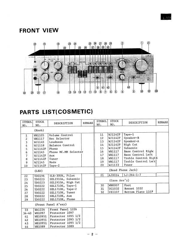 Сервисная инструкция Luxman L-116A