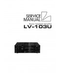 Сервисная инструкция Luxman LV-103U