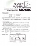 Сервисная инструкция Luxman MQ-68C