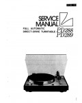 Сервисная инструкция Luxman PD-288, PD-289