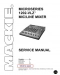 Сервисная инструкция Mackie 1202-VLZ