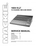 Сервисная инструкция Mackie 1604VLZ