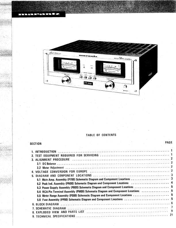 Сервисная инструкция Marantz 300DC