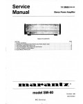 Сервисная инструкция Marantz 74SM80, SM-80