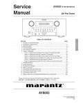 Сервисная инструкция Marantz AV-8003