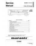 Сервисная инструкция Marantz CC-4001
