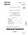 Сервисная инструкция Marantz CD-110