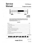 Сервисная инструкция Marantz CD-16