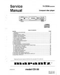 Сервисная инструкция Marantz CD-38