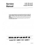 Сервисная инструкция Marantz CD-42MKII, CD-52MKII