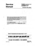 Сервисная инструкция Marantz CD-53MKII, CD-63MKII