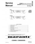 Сервисная инструкция Marantz CD-6000