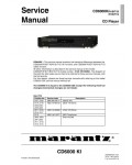 Сервисная инструкция Marantz CD-6000KI
