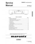 Сервисная инструкция MARANTZ CD-6003