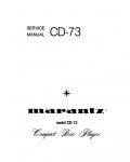Сервисная инструкция Marantz CD-73