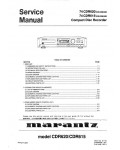 Сервисная инструкция Marantz CDR-615, CDR-620