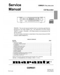Сервисная инструкция Marantz CD-R631