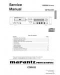 Сервисная инструкция MARANTZ CDR-632