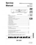 Сервисная инструкция Marantz DV-12S1