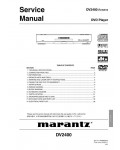 Сервисная инструкция Marantz DV-2400