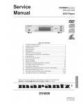 Сервисная инструкция Marantz DV-4000