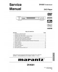 Сервисная инструкция Marantz DV-4001