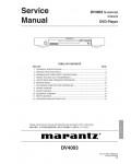 Сервисная инструкция Marantz DV-4003