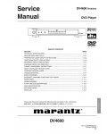 Сервисная инструкция Marantz DV-4600