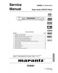 Сервисная инструкция Marantz DV-6001