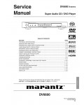 Сервисная инструкция Marantz DV-6600