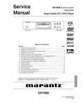 Сервисная инструкция Marantz DV-7600
