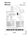 Сервисная инструкция Marantz LS-20