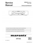 Сервисная инструкция MARANTZ NR-1602 V3