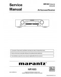 Сервисная инструкция MARANTZ NR-1603 V4