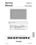 Сервисная инструкция Marantz PD-4292D