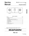 Сервисная инструкция Marantz PM-11S1