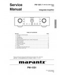 Сервисная инструкция Marantz PM-15S1